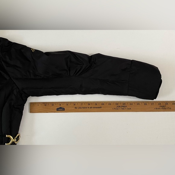 Guess Down Puffer Jacket Full Zip Down Feathers Black Women Small Winter - Picture 7 of 16